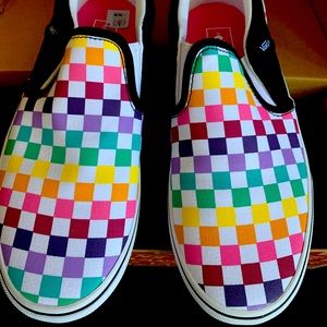 Party Check Vans new with tags